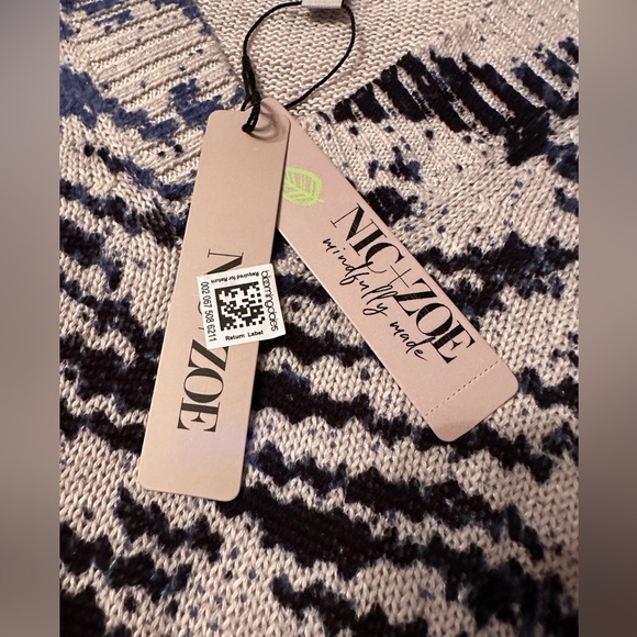 Nic & Zoe Relaxed Knit Sweater - NWT - Size L - Picture 8 of 10